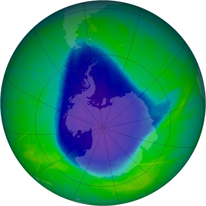 Ozone Map 2009-11-09